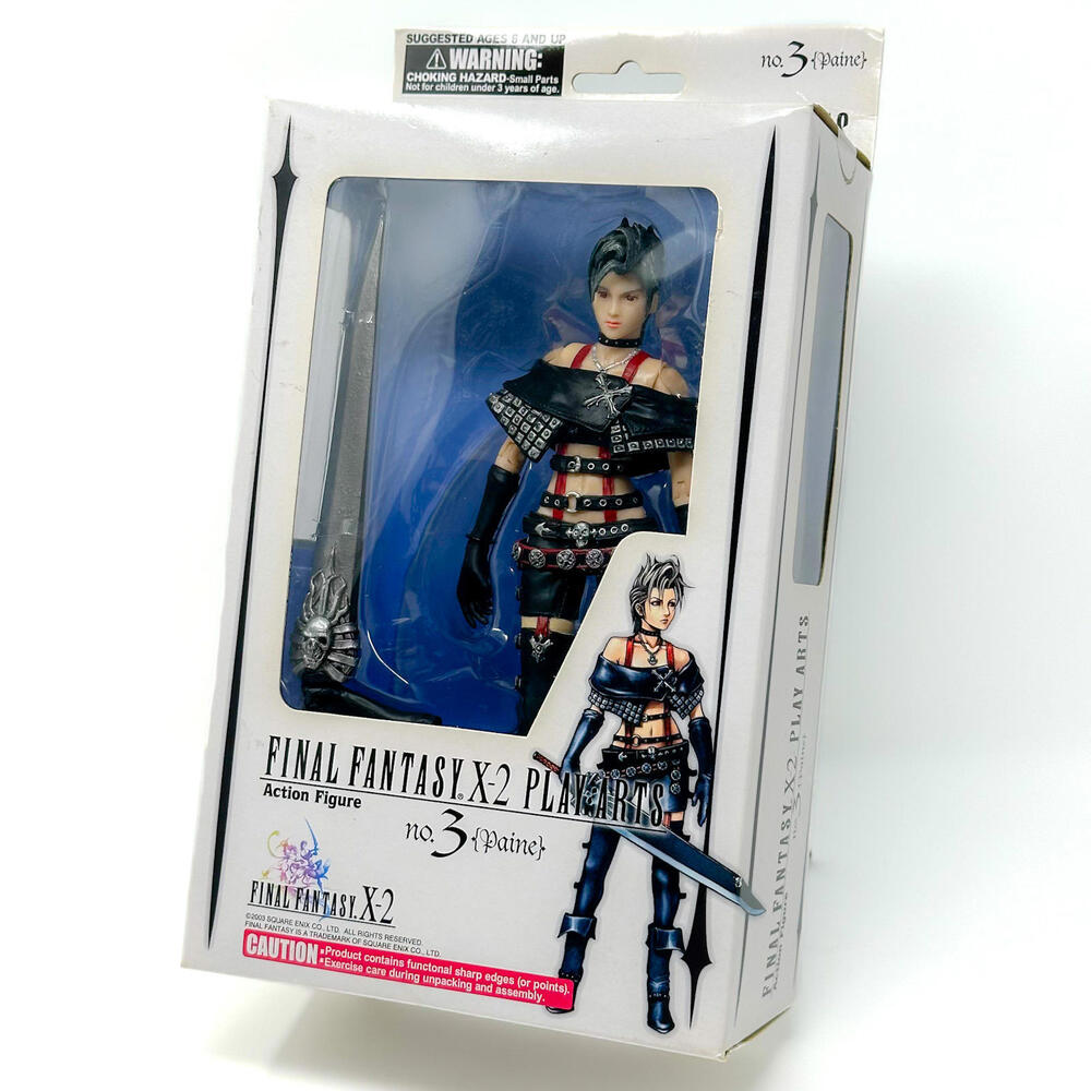 Final Fantasy Paine Play Arts FFX-2 FFX2 Action Figure Square Enix Vintage NIB‎